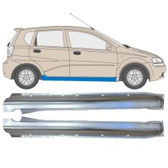 Prag za Chevrolet Aveo 2003-2006 / Levo+Desno / HATCHBACK / Komplet 14539