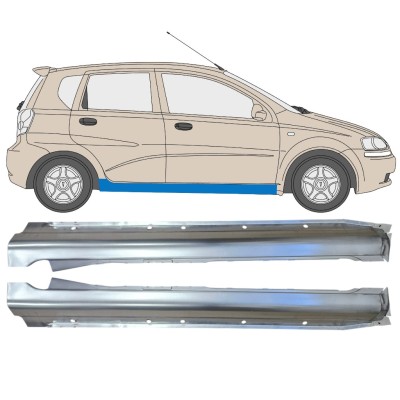 Prag za Chevrolet Aveo 2003-2006 / Levo+Desno / HATCHBACK / Komplet 14539