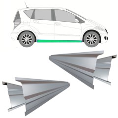 Popravni panel notranjega in zunanjega praga za Mercedes A-Class W169 2004-2012 / Levo+Desno / Komplet 11157