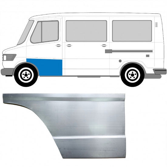 Visoki popravni panel sprednjih vrat za Mercedes T1 1977-1996 / Leva 5225
