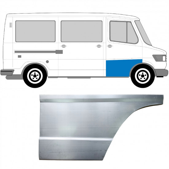Visoki popravni panel sprednjih vrat za Mercedes T1 1977-1996 / Desna 5226