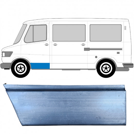 Popravni panel sprednjih vrat za Mercedes T1 1977-1996 / Leva 5228