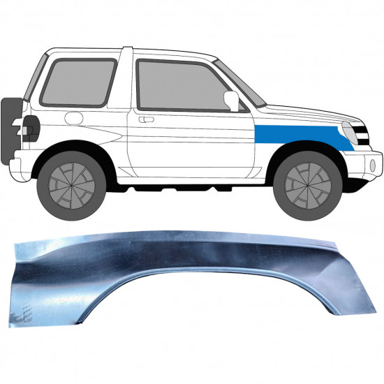 Popravni panel prednjega blatnika za Mitsubishi Pajero Pinin 1998- / Desna 6831