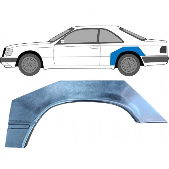 Bok delni za Mercedes W124 1984-1997 / Leva / COUPE 5391