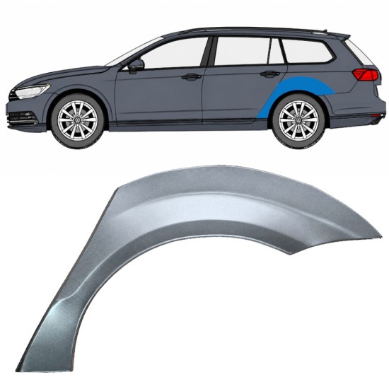 Bok delni za Volkswagen Passat B7 2010-2015 / Leva / COMBI 16973