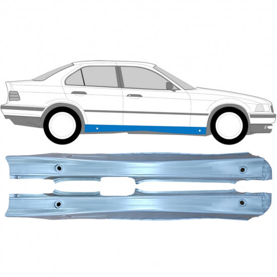 Prag za BMW 3 E36 1990-2000 / Levo+Desno / Komplet 6214