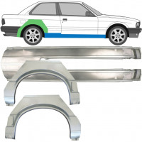 Reparaturni del praga in zadnjega blatnika za BMW 3 E30 1987-1994 / Levo+Desno / Komplet 9518