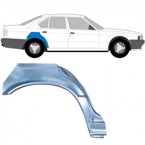 Bok delni za BMW 5 E34 1987-1996  / Desna / SEDAN 6400