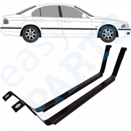 Trakovi za pritrditev rezervoarja goriva za BMW 5 E39 1996-2004 9308