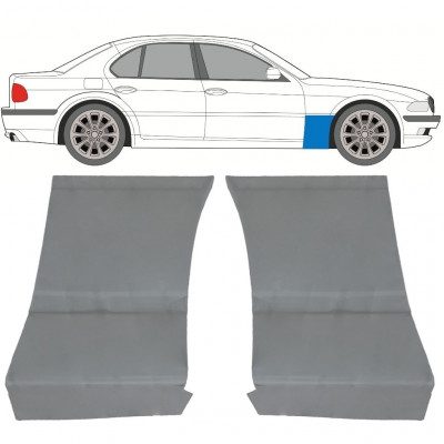 Popravni panel prednjega blatnika za BMW 7 E38 1994-2001 / Komplet 11787