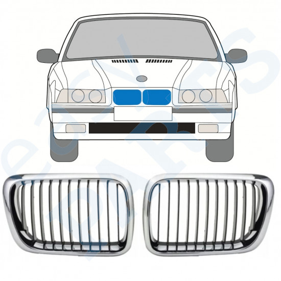 Rešetka za BMW 3 E36 1995-2000 /  11127