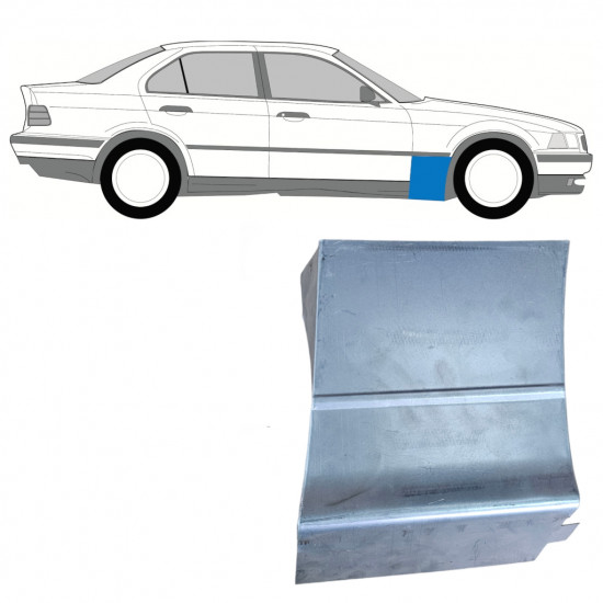 Popravni panel prednjega blatnika za BMW E36 3 Limo/ 1990-2000 / Desna / COMBI 7811