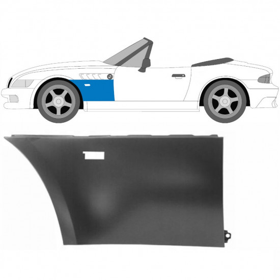 Sprednji blatnik za BMW Z3 1995-2003 / Leva / COUPE / ROADSTER 6461