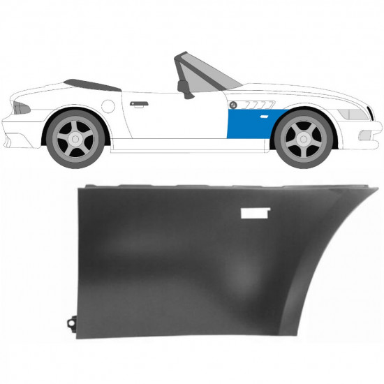 Sprednji blatnik za BMW Z3 1995-2003 / Desna / COUPE / ROADSTER 6460