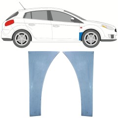 Popravni panel prednjega blatnika za Fiat Bravo II 2007-2014 / Levo+Desno / Komplet 11545