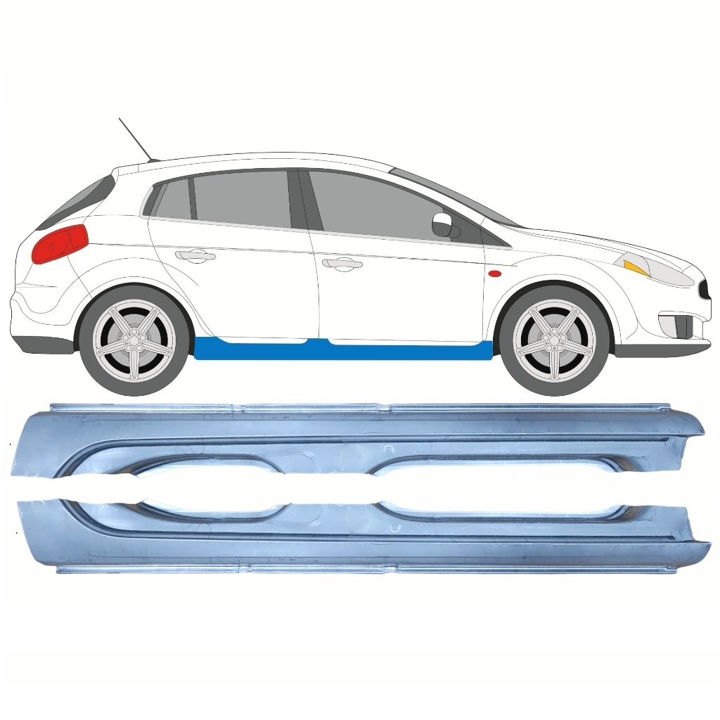 Prag Za Fiat Bravo Ii 2007-2014 / Levo+Desno / Komplet 10226
