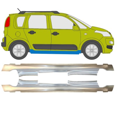Prag za Citroen C3 Picasso 2008- / Levo+Desno / Komplet 14634