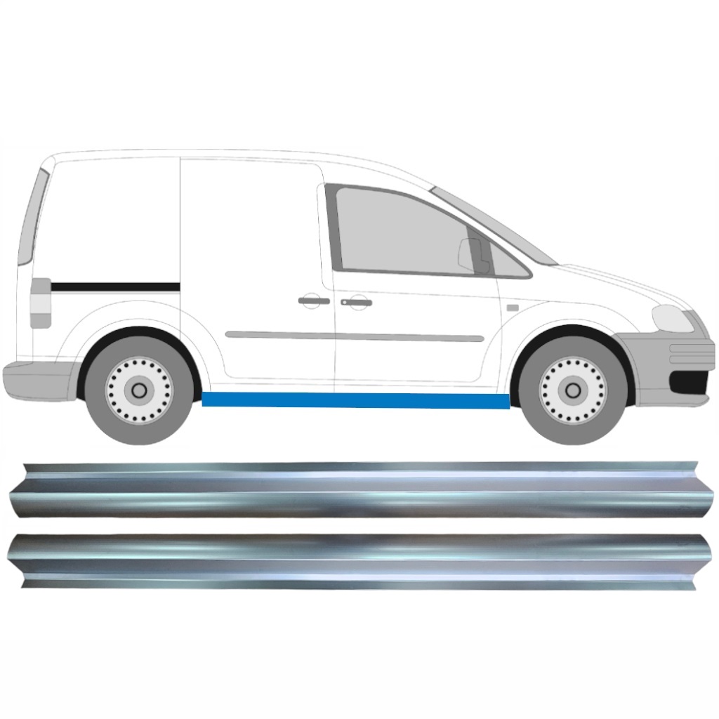 Prag Za Volkswagen Caddy 2004-2020 / Levo = Desno (Simetrično) / Komplet 10485