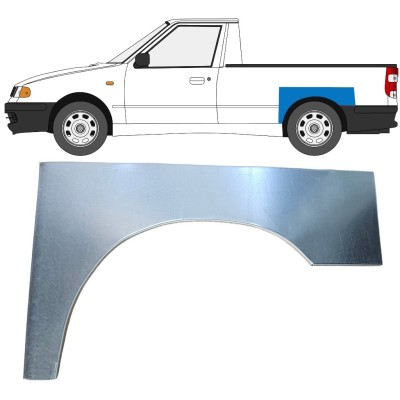 Bok delni za Volkswagen Caddy 1995-2004 / Leva / PICKUP 16329