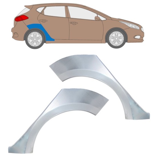 Bok delni za Kia Ceed 2012-2018 / Levo+Desno / Komplet 16336