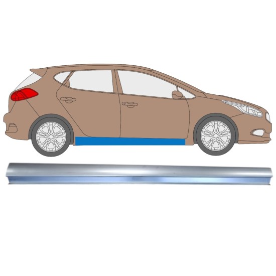 Prag za Kia Ceed 2012-2018 / Desna 14868