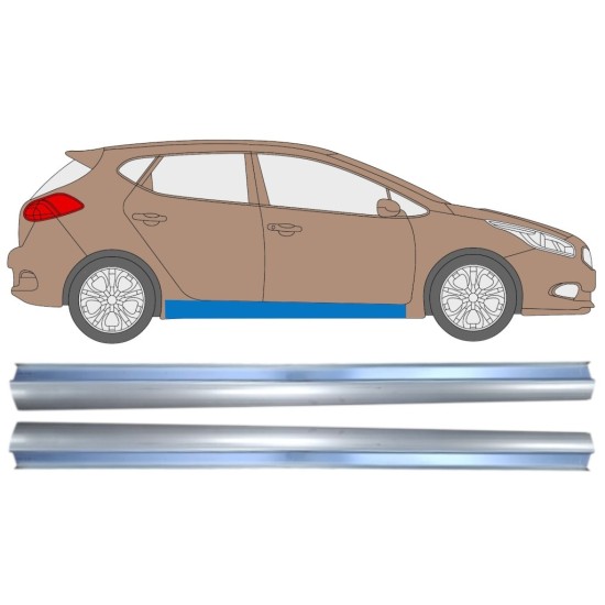 Prag za Kia Ceed 2012-2018 / Levo+Desno / Komplet 14870