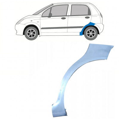 Bok delni za Chevrolet Spark 2005-2010 / Leva 7390