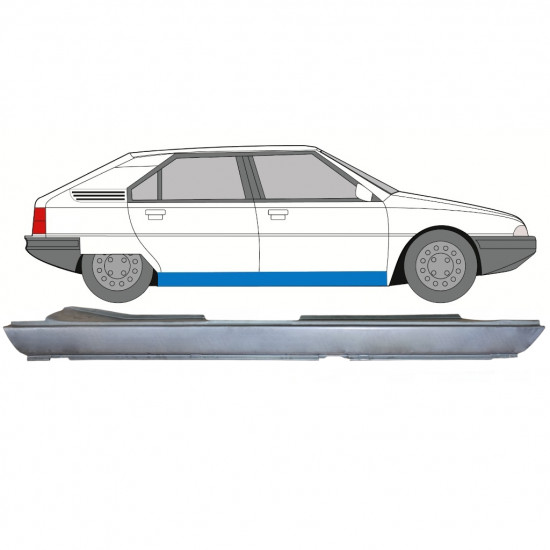 Prag za Citroen BX 1982-1994 / Desna 7671