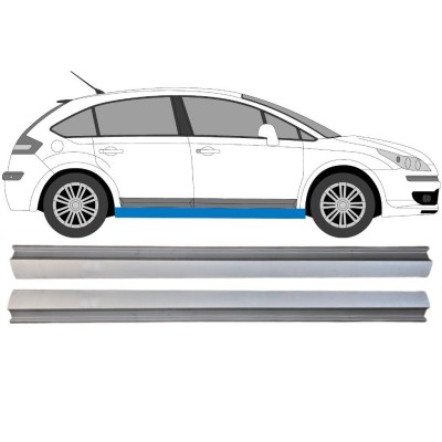 Popravni panel spodnjega praga za Citroen C4 2004-2011 / Levo+Desno / Komplet 16042
