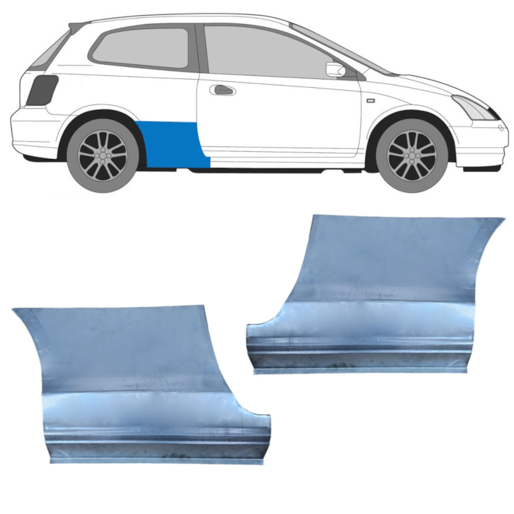 Bok Delni Za Honda Civic 2001-2005 / Levo+Desno / Komplet 9633