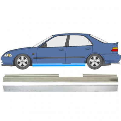 Prag za Honda Civic 1991-1995 / Leva / Komplet 9987