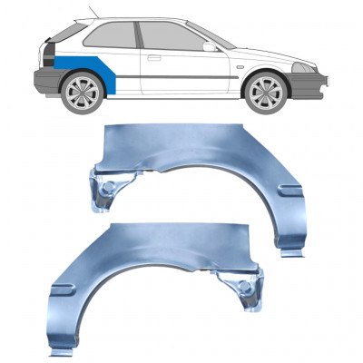 Bok delni za Honda Civic 1995-2000 / Levo+Desno / Komplet 9163