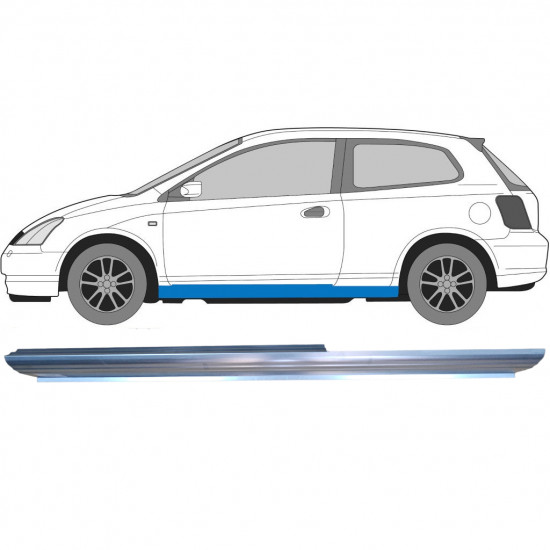 Prag za Honda Civic 2001-2005 / Leva 6647