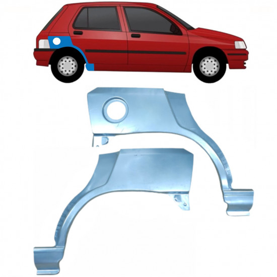 Bok delni za Renault Clio 1990-1998 / Levo+Desno / Komplet 9849