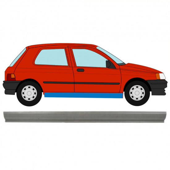 Prag za Renault Clio 1990-1998 / Desna 7684