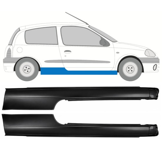 Prag za Renault Clio II 1998-2012 / Komplet 17164
