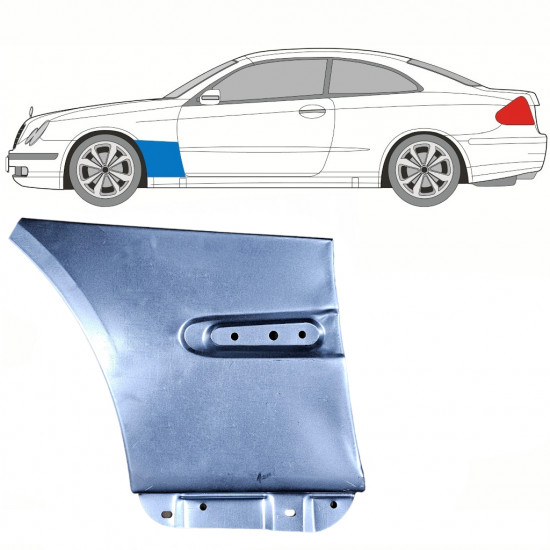 Popravni panel prednjega blatnika za Mercedes CLK 2002-2009 / Leva 8379