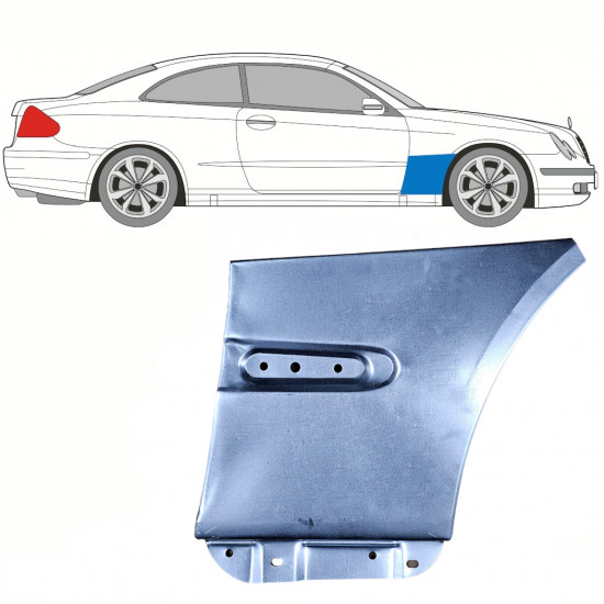 Popravni panel prednjega blatnika za Mercedes CLK 2002-2009 / Desna 8378