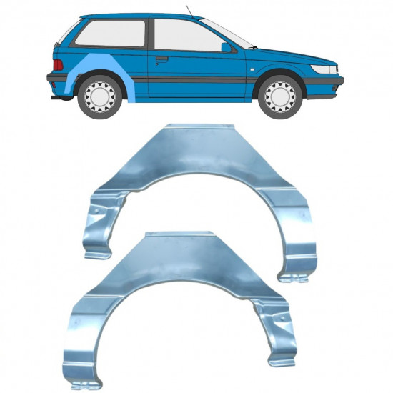 Bok delni za Mitsubishi Colt 1988-1992 / Levo+Desno / Komplet 11017