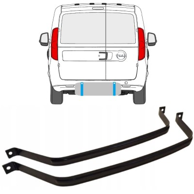 Trakovi za pritrditev rezervoarja goriva za Opel Combo D 2011-2018 15041