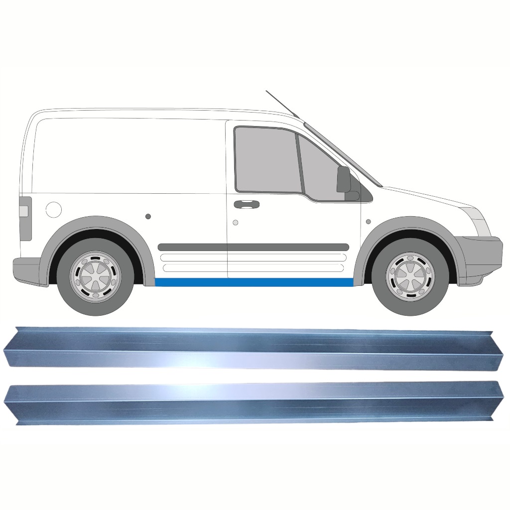 Prag Za Ford Transit Connect 2003-2013 / Levo = Desno (Simetrično) / Komplet 10270