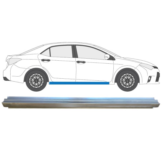 Prag za Toyota Corolla 2013-2019 / Desna 14889