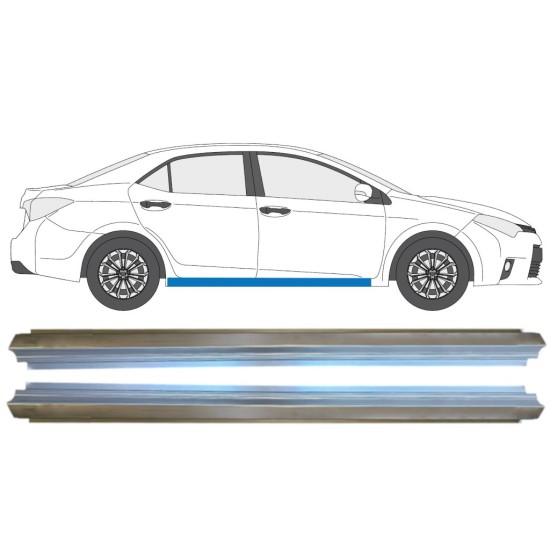 Prag za Toyota Corolla 2013-2019 / Levo+Desno / Komplet 14891