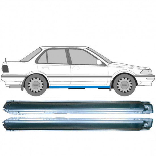 Prag za Toyota Corolla 1985- / Levo+Desno / Komplet 10497