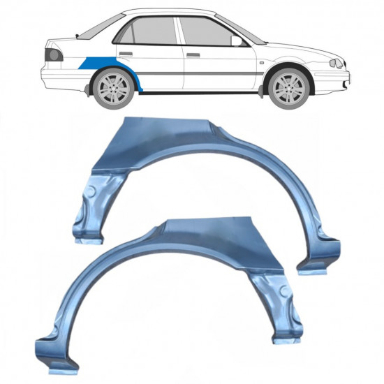 Bok delni za Toyota Corolla 1997-2002 / Levo+Desno / Komplet 9212