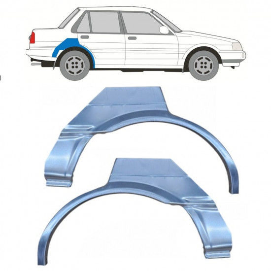 Bok delni za Toyota Corolla 1983-1988 / Levo+Desno / Komplet 9884