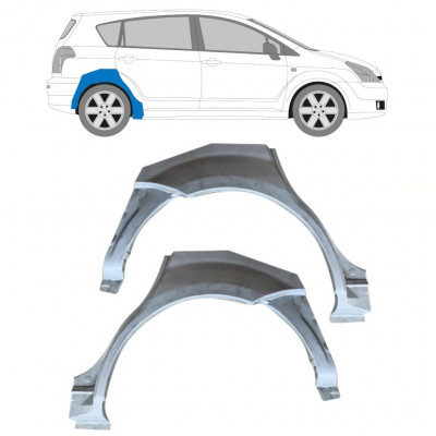 Bok delni za Toyota Corolla Verso 2004-2009 / Levo+Desno / Komplet 9912