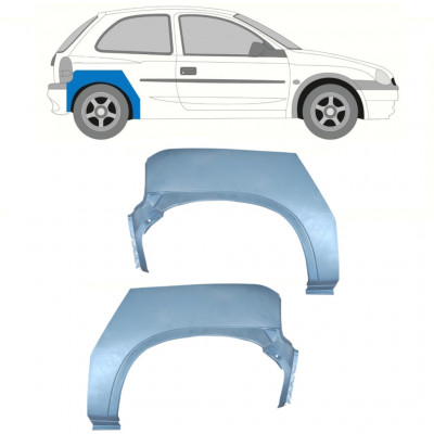 Bok delni za Opel Corsa B 1993-2001 / Levo+Desno / Komplet 10416