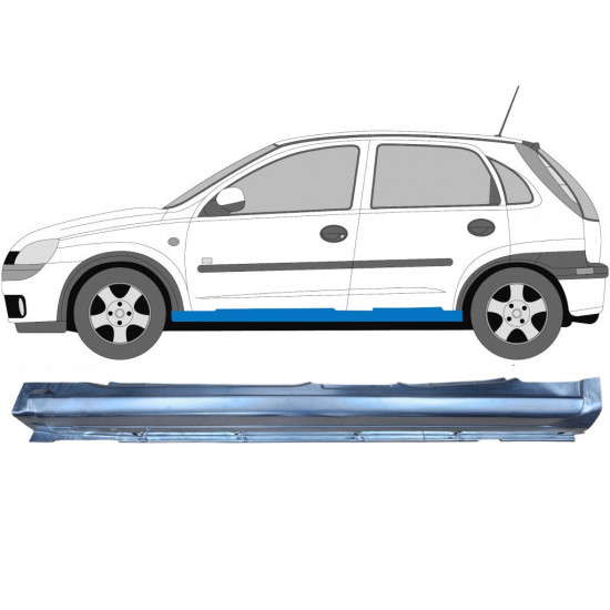 Prag za Opel Corsa 2000-2010 / Leva 6876
