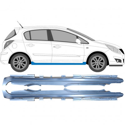 Prag za Opel Corsa 2006-2015 / Levo+Desno / Komplet 10539